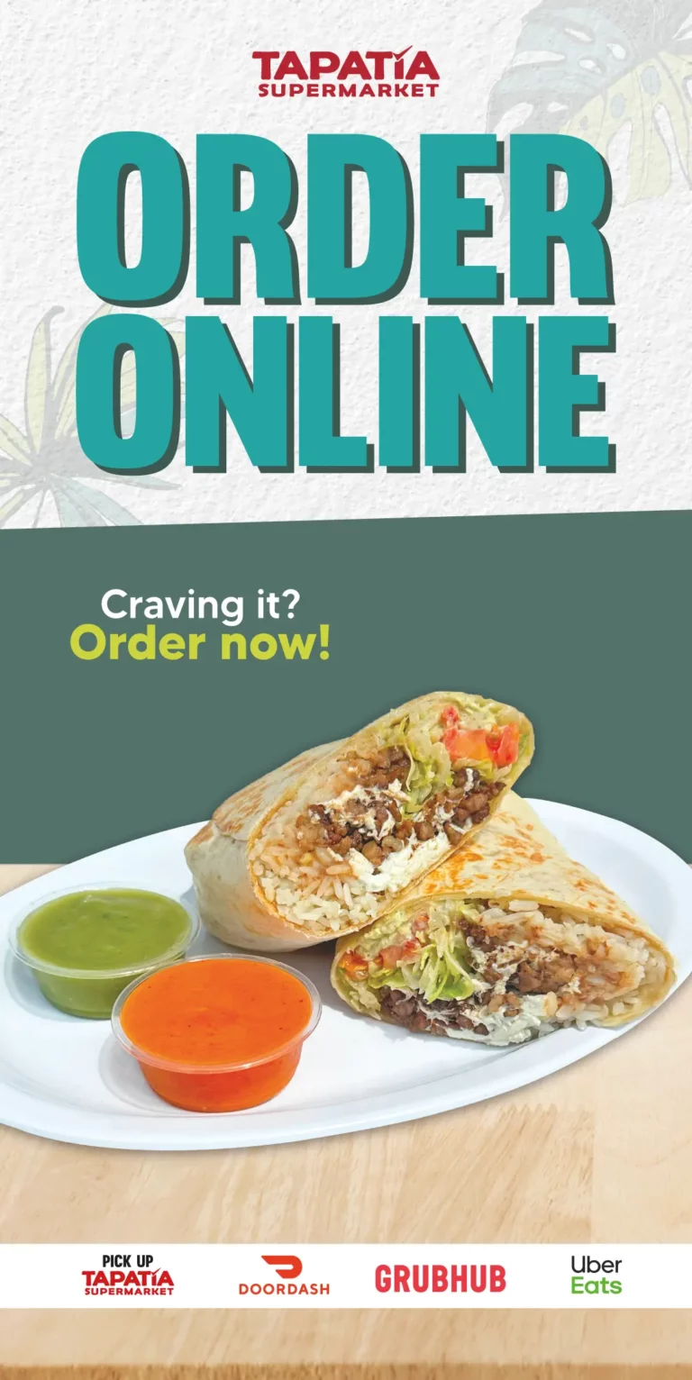 TAPATÍA SUPERMARKET | ORDER ONLINE | PICK UP TAPATÍA SUPERMARKET DOORDASH GRUBHUB UberEats | Craving it? Order now!