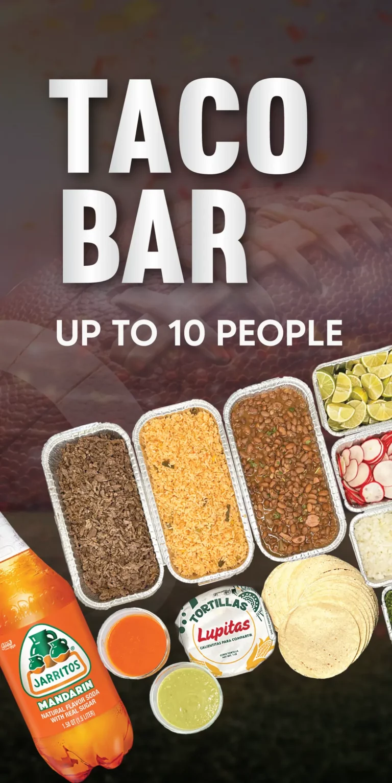 TACO BAR | UP TO 10 PEOPLE