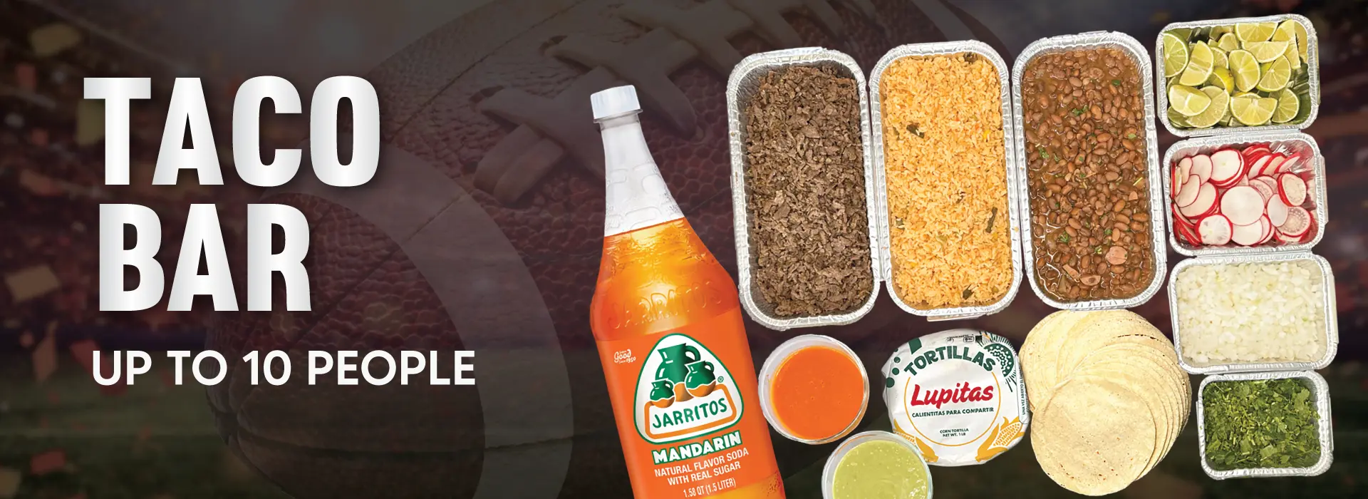 TACO BAR | UP TO 10 PEOPLE